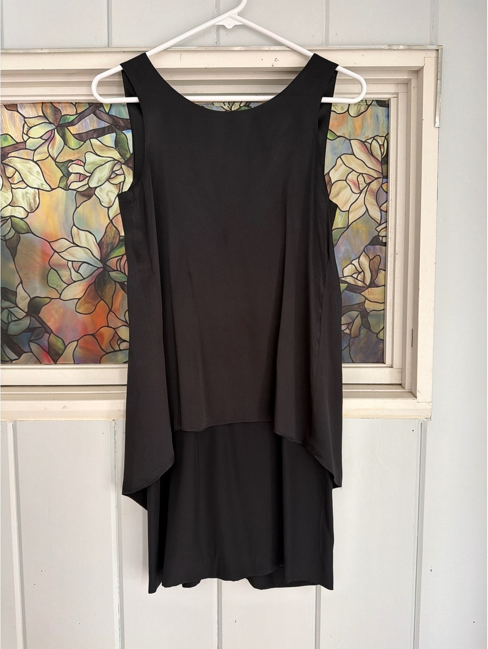 Theory Black Silk Sleeveless Dress Size 2